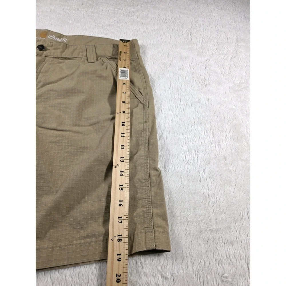 Carhartt Work‎ Shorts Mens 38x9 Utility Relaxed Fit Force Ripstop Tan